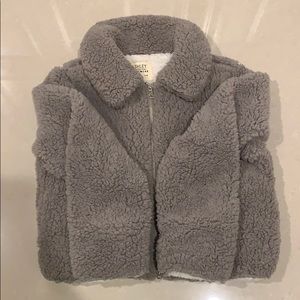 Cute Cropped Fluffy Jacket